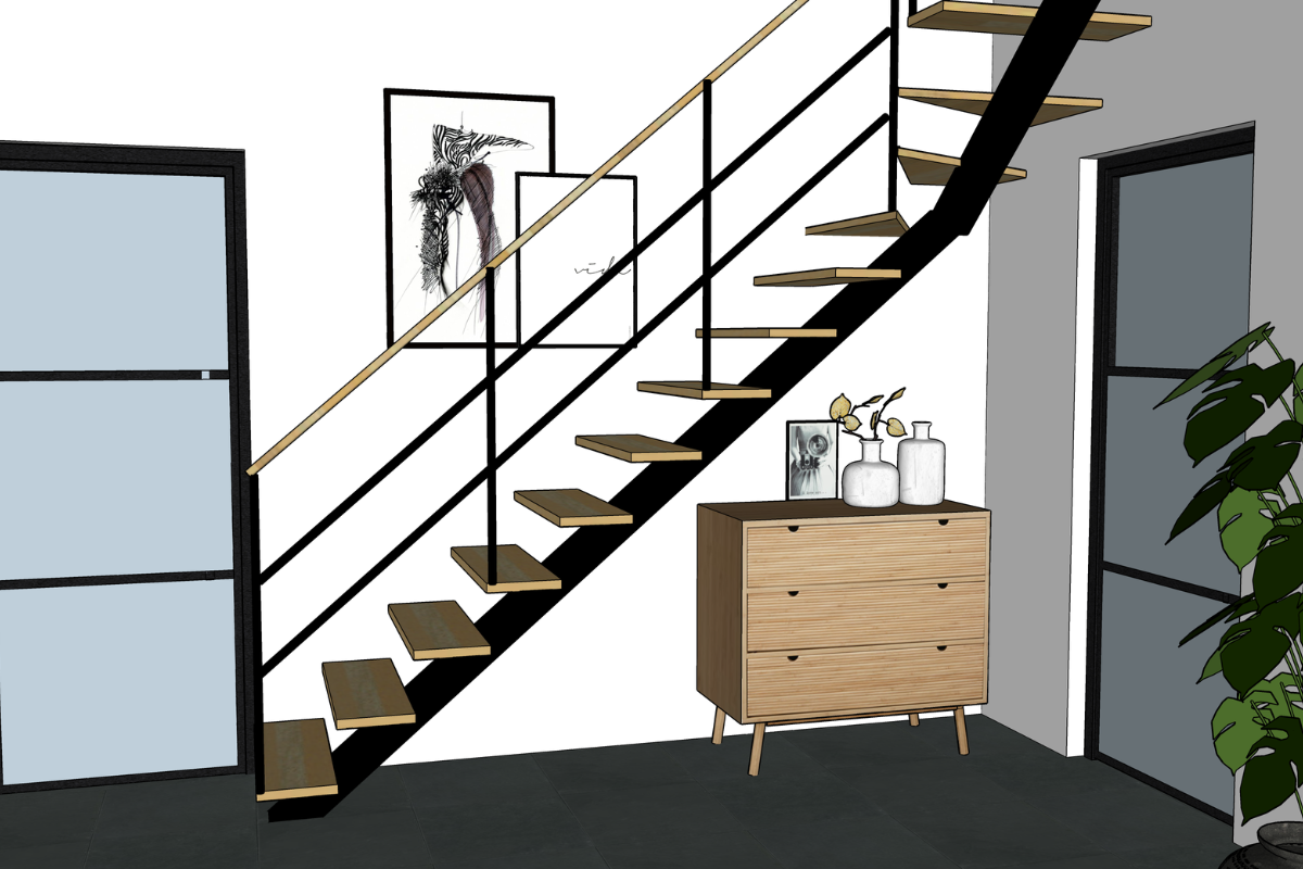 Mètres Carrés - 3D escalier